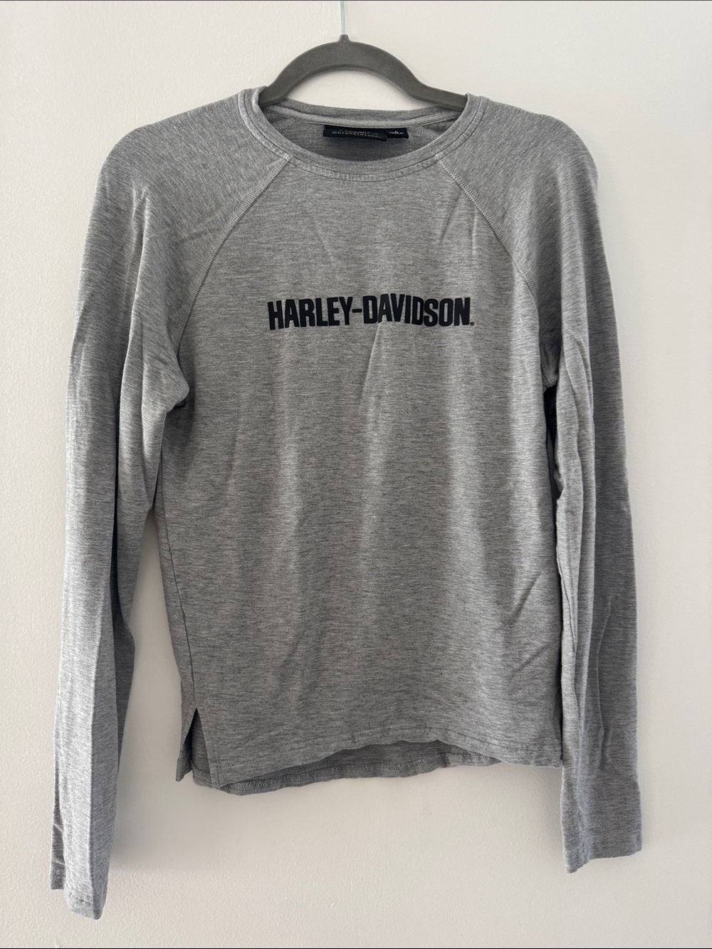 Harley-Davidson Heather Gray Super Soft Long Sleeve Logo Shirt
